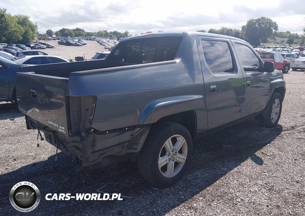 2011 Honda Ridgeline Rtl VIN:5FPYK1F56BB007391 - 4