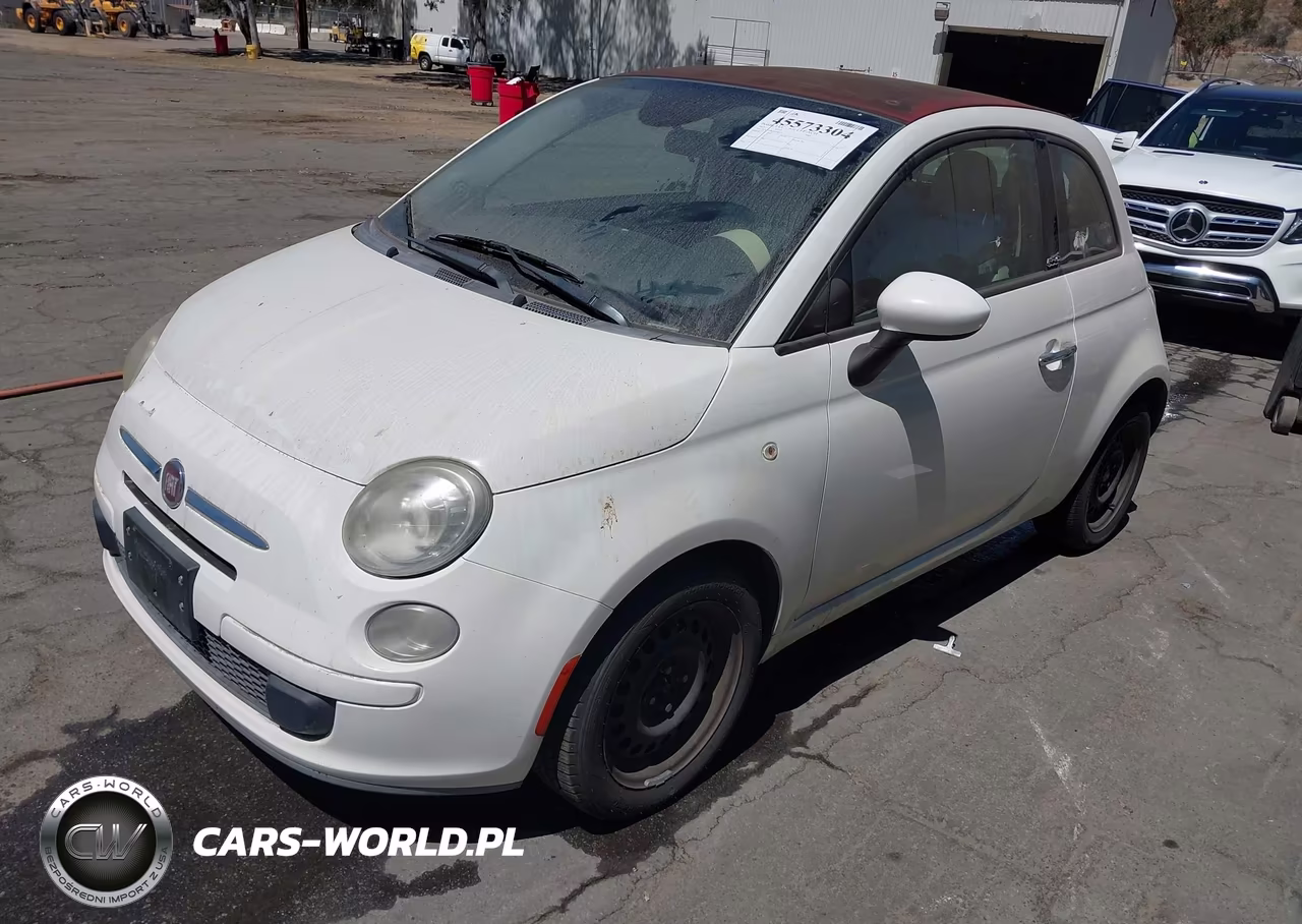 2013 Fiat 500C Pop VIN:3C3CFFDR2DT698373 - 2