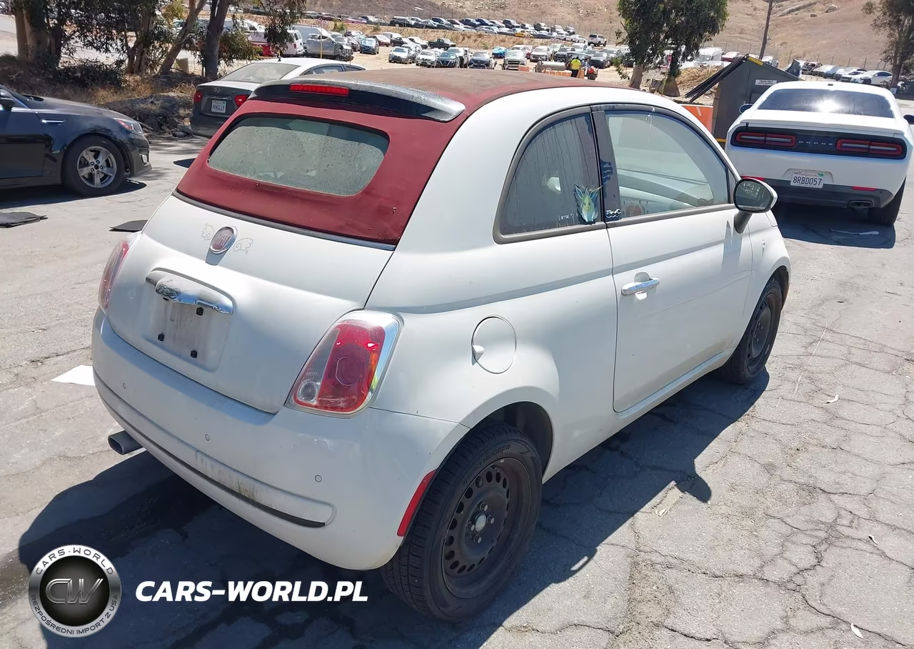 2013 Fiat 500C Pop VIN:3C3CFFDR2DT698373 - 4
