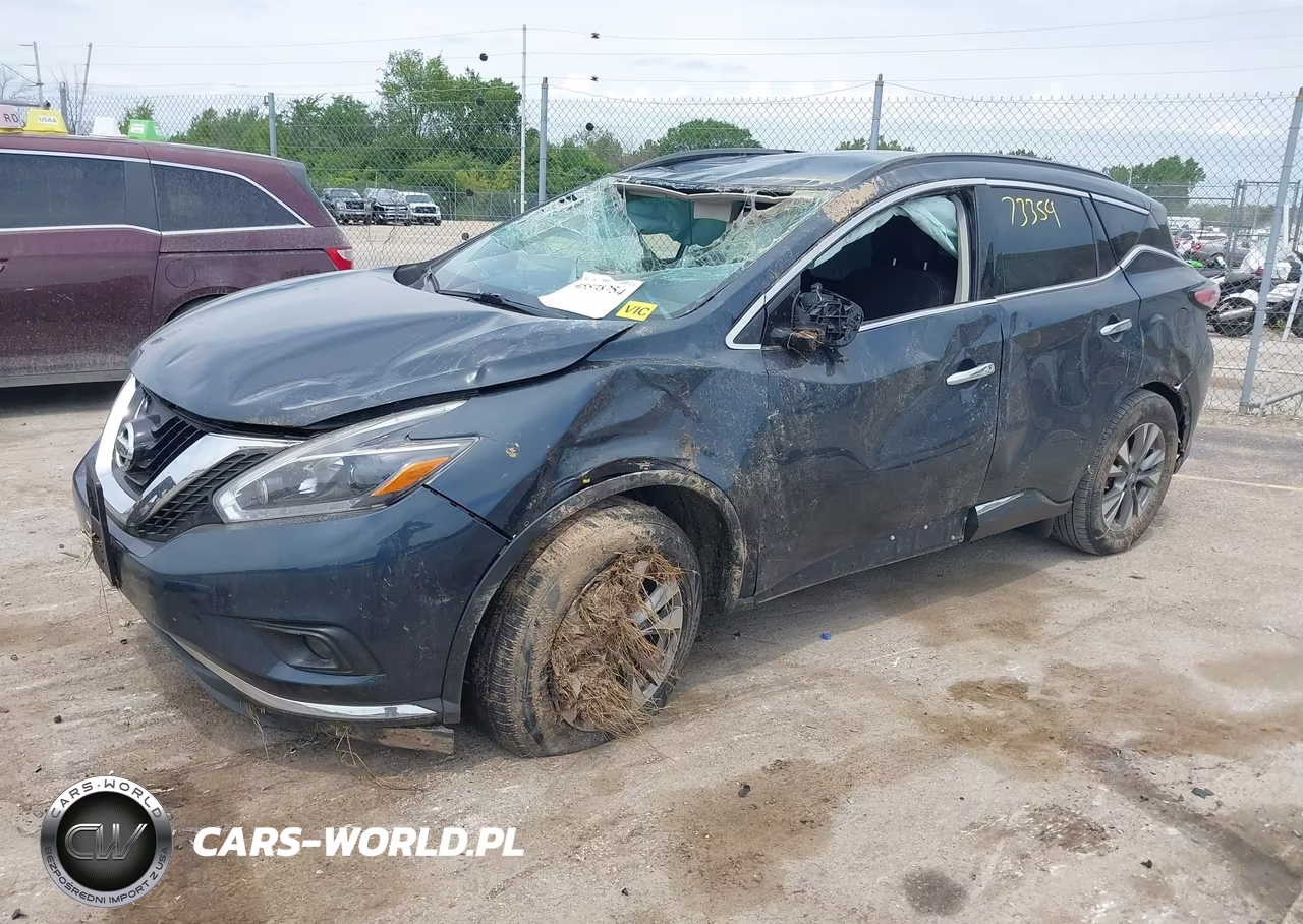 2018 Nissan Murano Sv VIN:5N1AZ2MH9JN133362 - 2