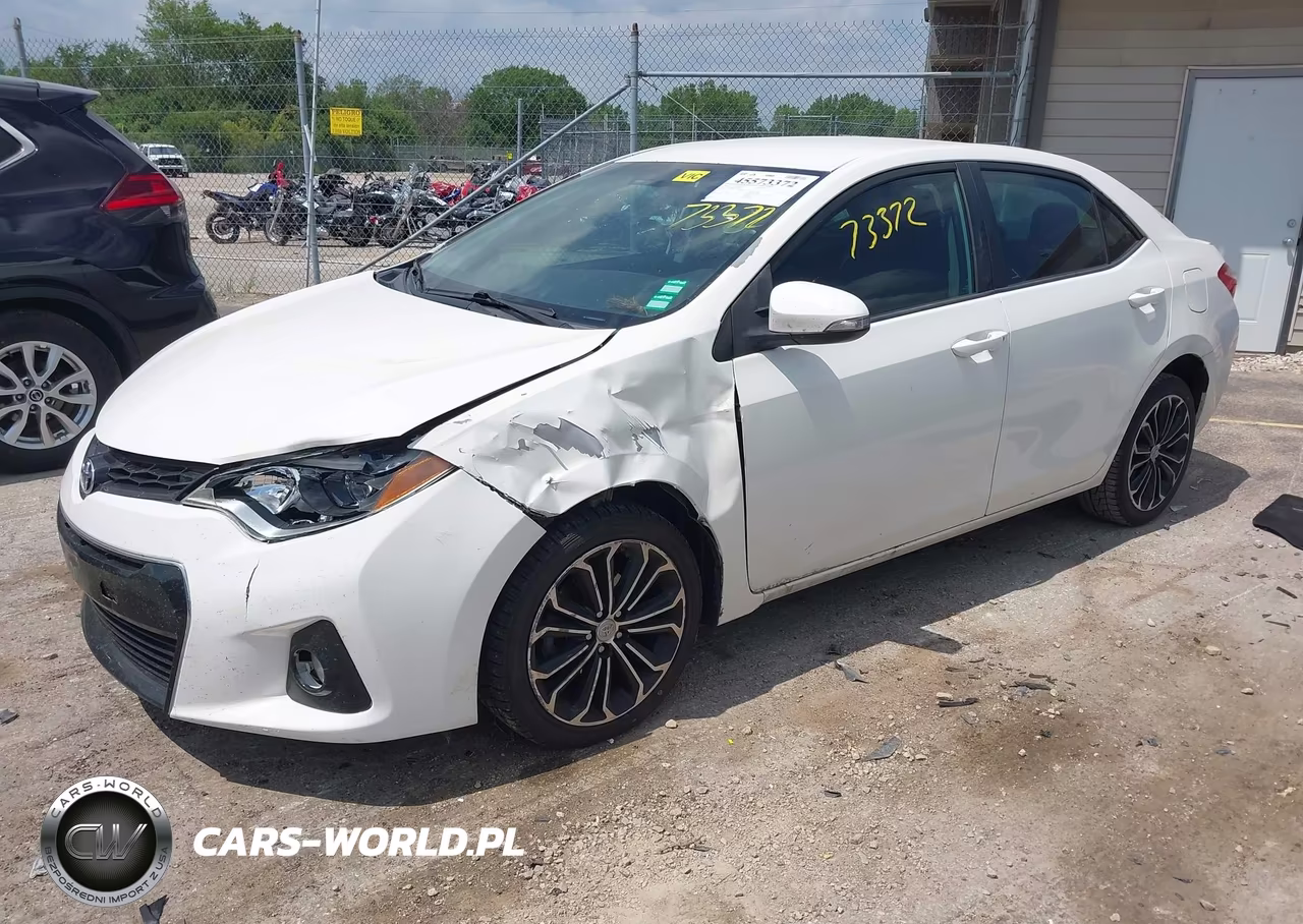 2016 Toyota Corolla S Plus VIN:5YFBURHE1GP396537 - 2