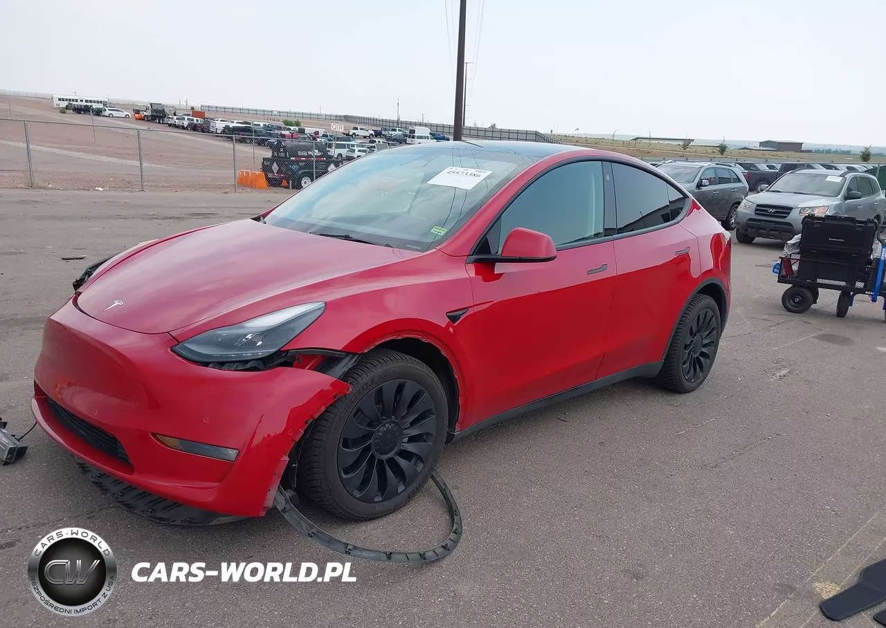 2022 Tesla Model Y Long Range Dual Motor All-Wheel Drive VIN:7SAYGDEE4NF519767 - 2