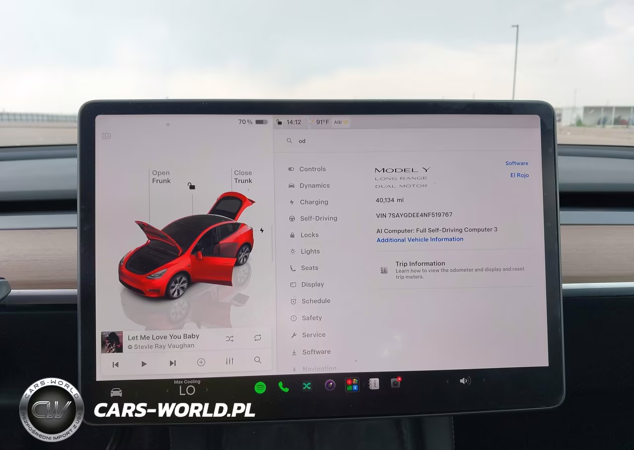 2022 Tesla Model Y Long Range Dual Motor All-Wheel Drive VIN:7SAYGDEE4NF519767 - 7