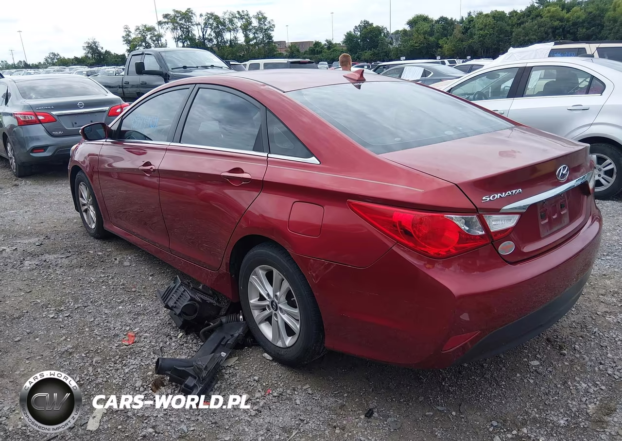 2014 Hyundai Sonata Gls VIN:5NPEB4ACXEH946892 - 3