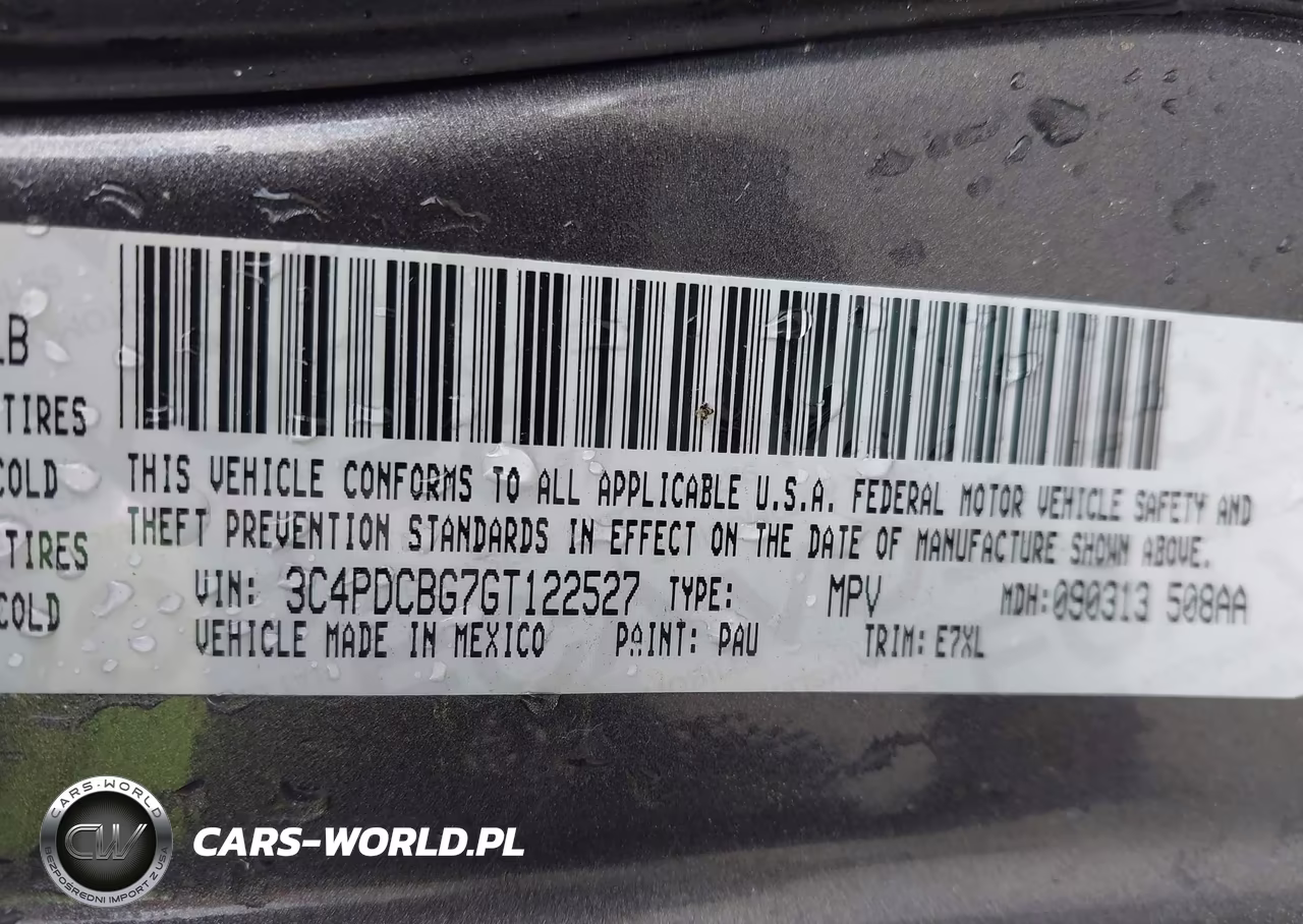 2016 Dodge Journey Sxt VIN:3C4PDCBG7GT122527 - 9