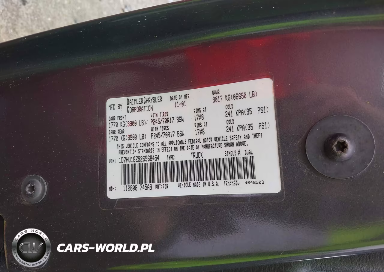 2002 Dodge Ram 1500 St VIN:1D7HU18Z92S568454 - 9