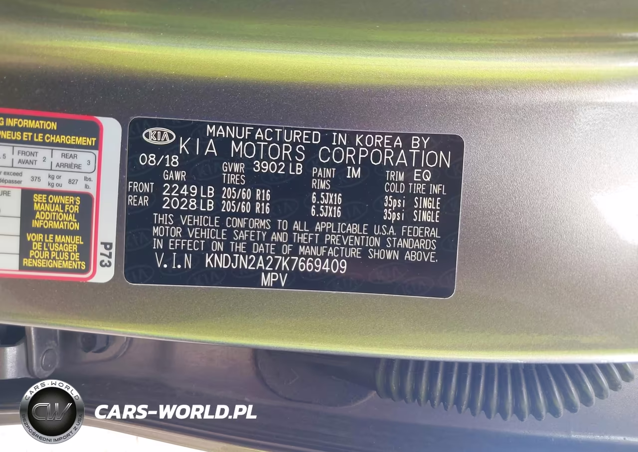 2019 Kia Soul VIN:KNDJN2A27K7669409 - 9