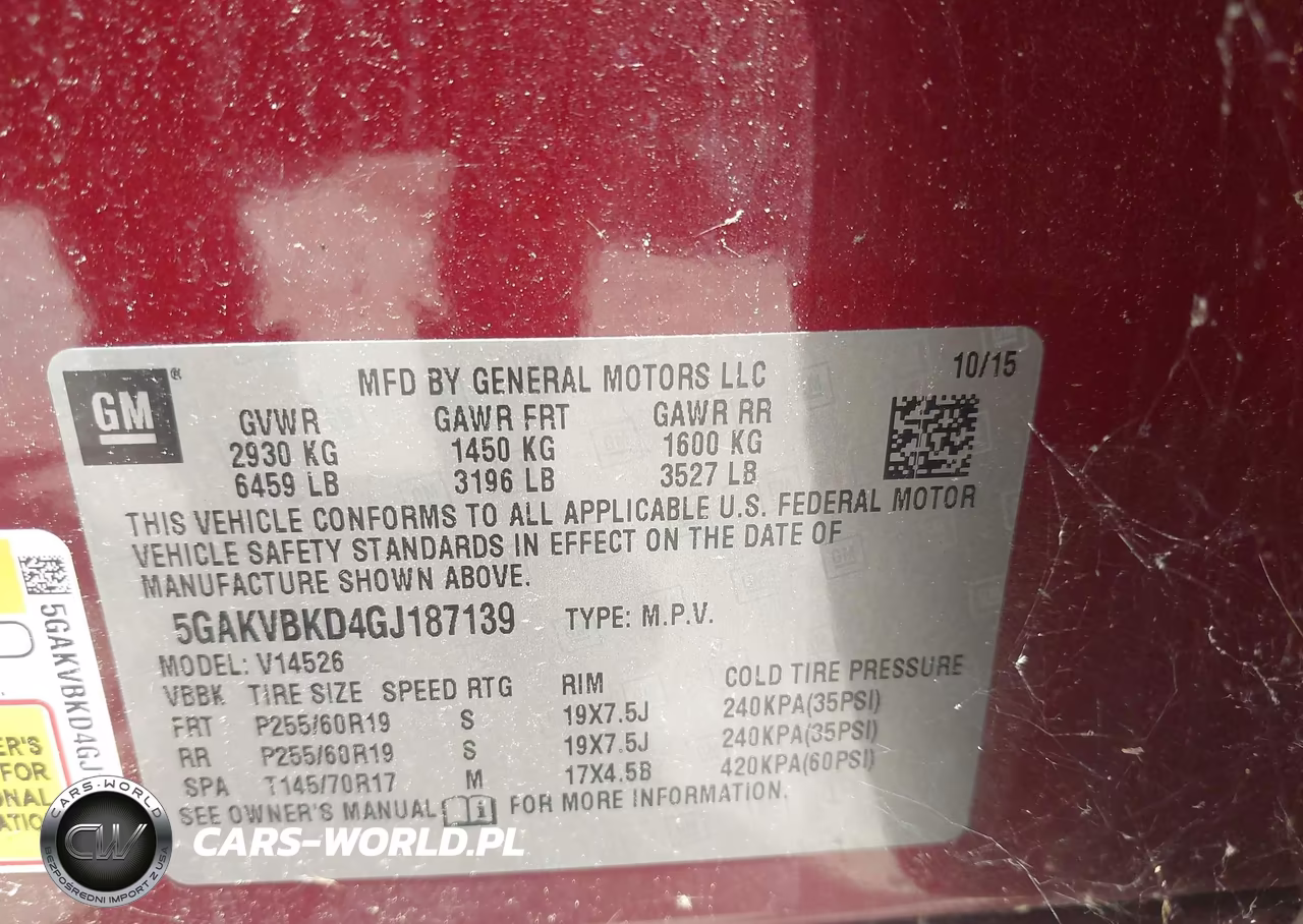 2016 Buick Enclave Leather VIN:5GAKVBKD4GJ187139 - 9