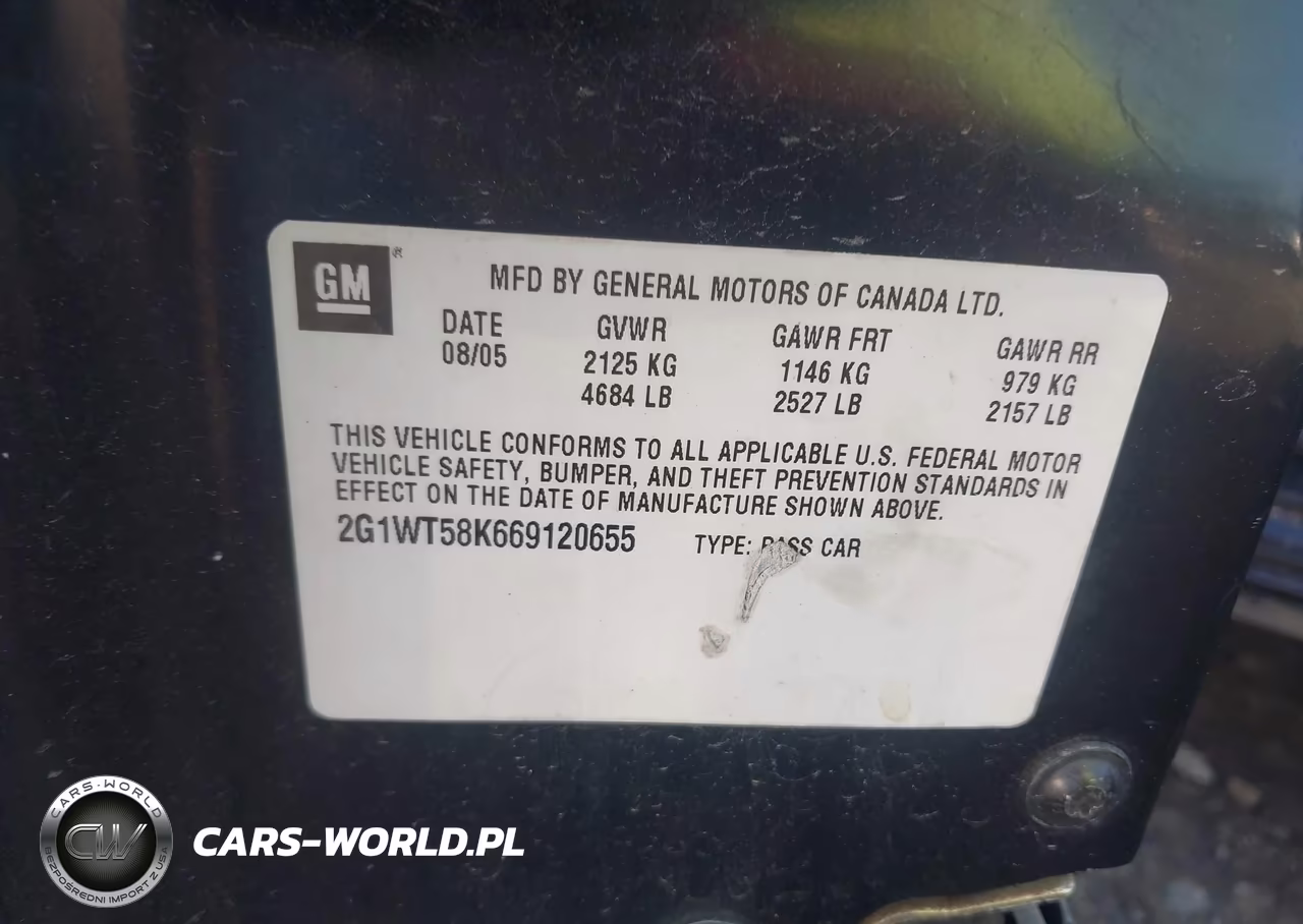 2006 Chevrolet Impala Lt VIN:2G1WT58K669120655 - 9