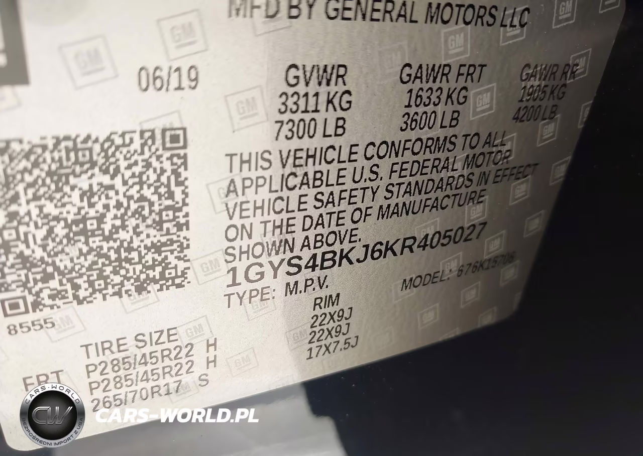 2019 Cadillac Escalade Luxury VIN:1GYS4BKJ6KR405027 - 9