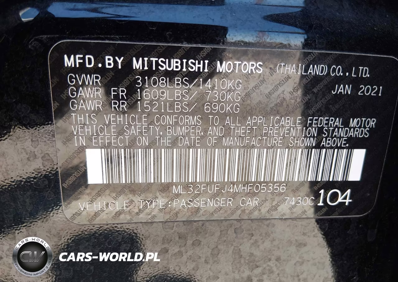 2021 Mitsubishi Mirage G4 Carbonite Edition-Es-Le VIN:ML32FUFJ4MHF05356 - 9