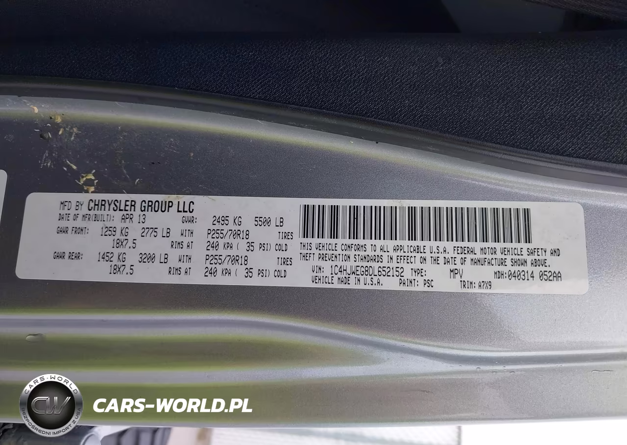 2013 Jeep Wrangler Unlimited Sahara VIN:1C4HJWEG8DL652152 - 9