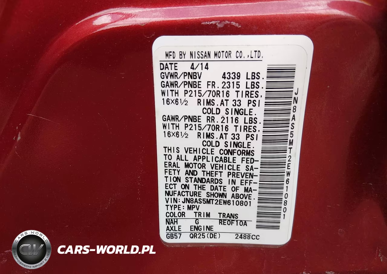 2014 Nissan Rogue Select S VIN:JN8AS5MT2EW610801 - 9