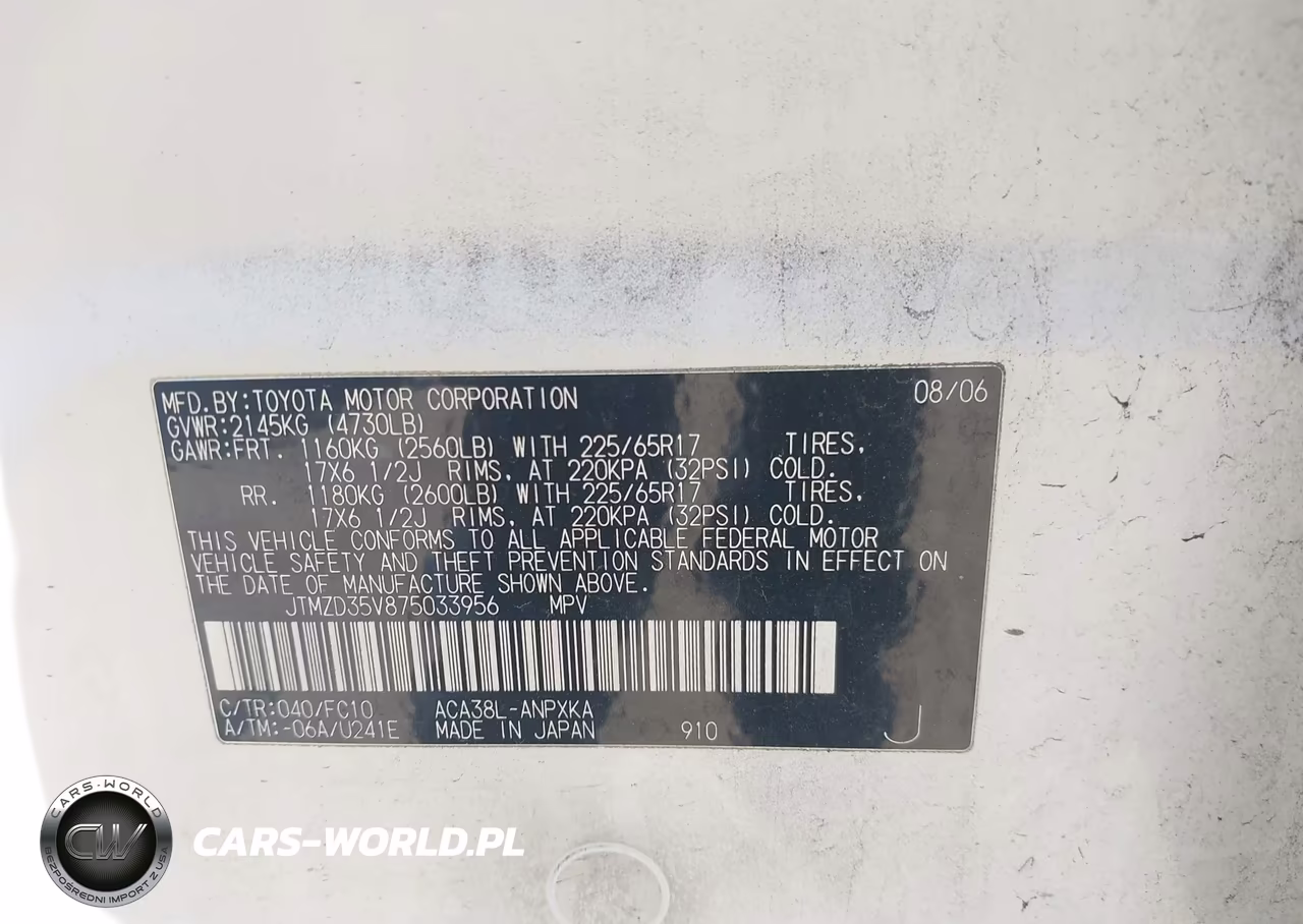 2007 Toyota Rav4 VIN:JTMZD35V875033956 - 9