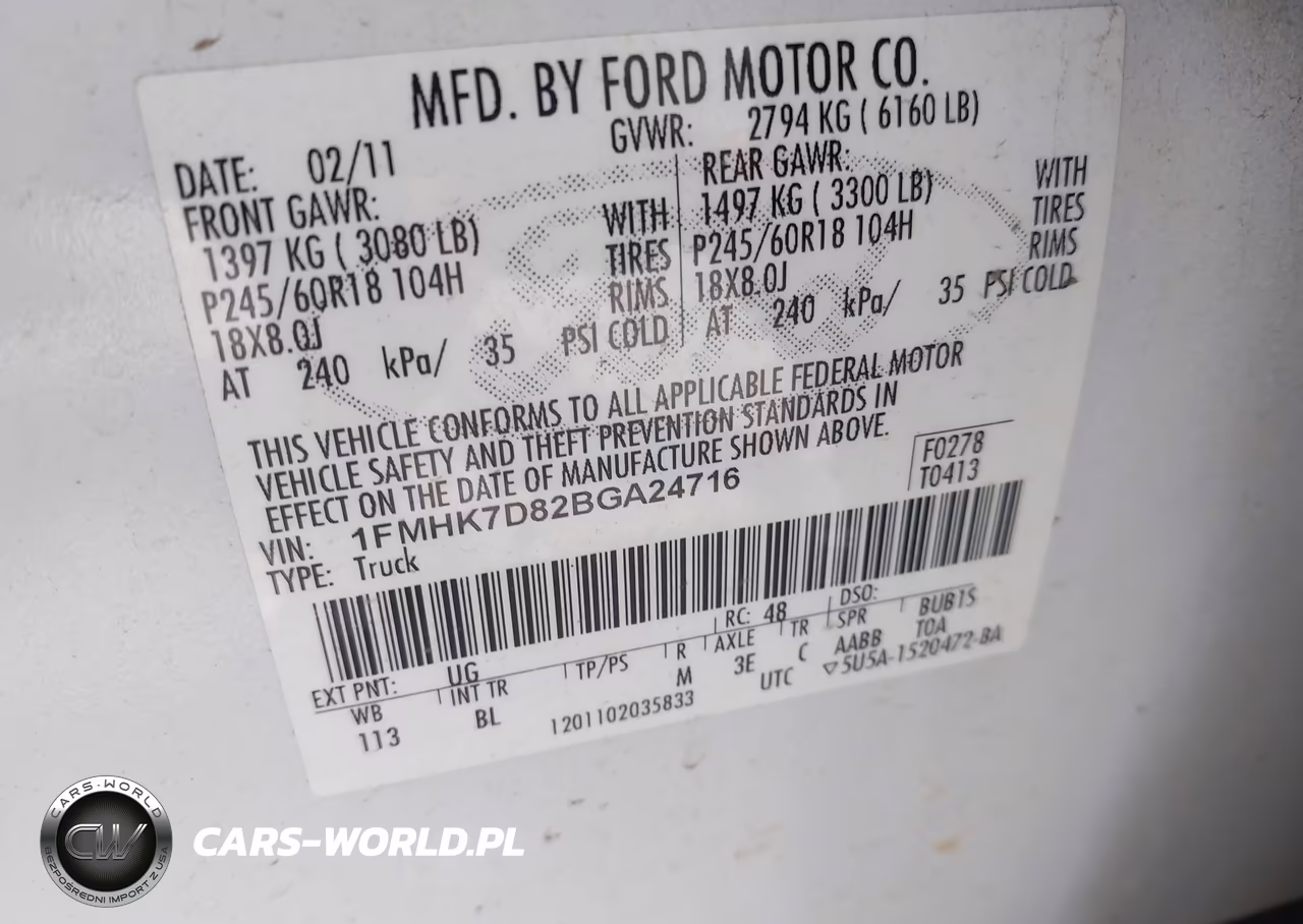 2011 Ford Explorer Xlt VIN:1FMHK7D82BGA24716 - 9