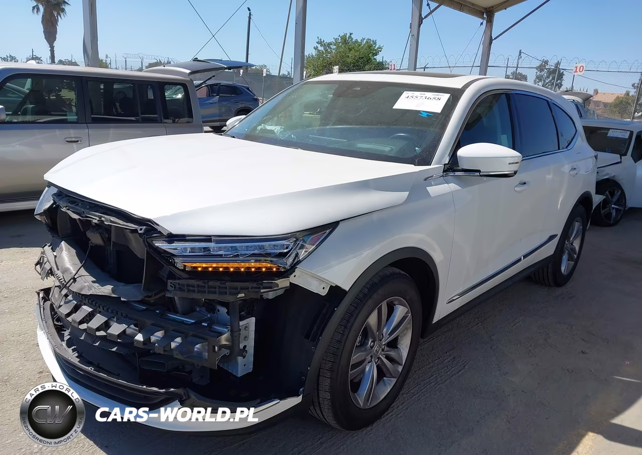 2022 Acura Mdx Standard VIN:5J8YE1H30NL007689 - 2