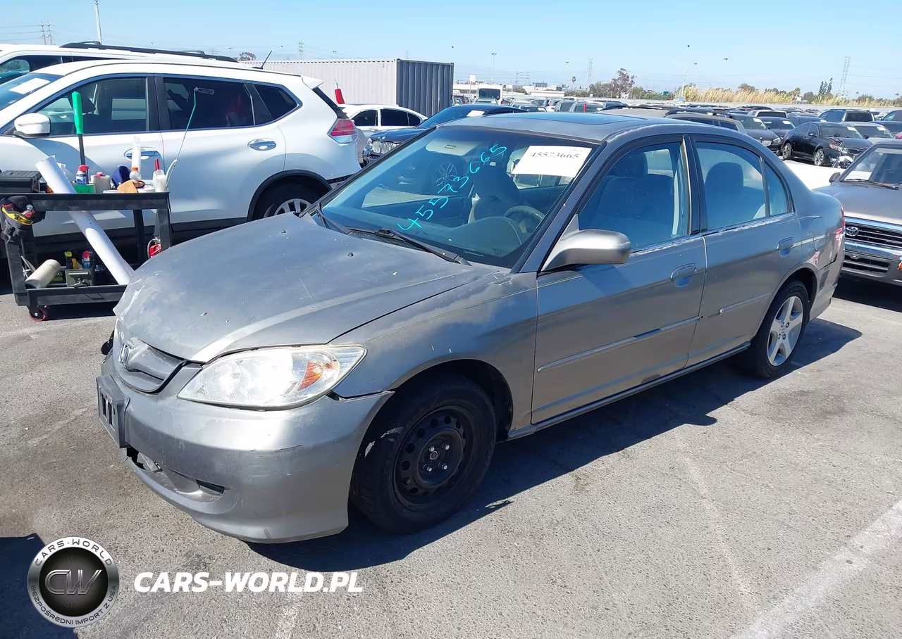 2005 Honda Civic Ex VIN:JHMES26775S001222 - 2