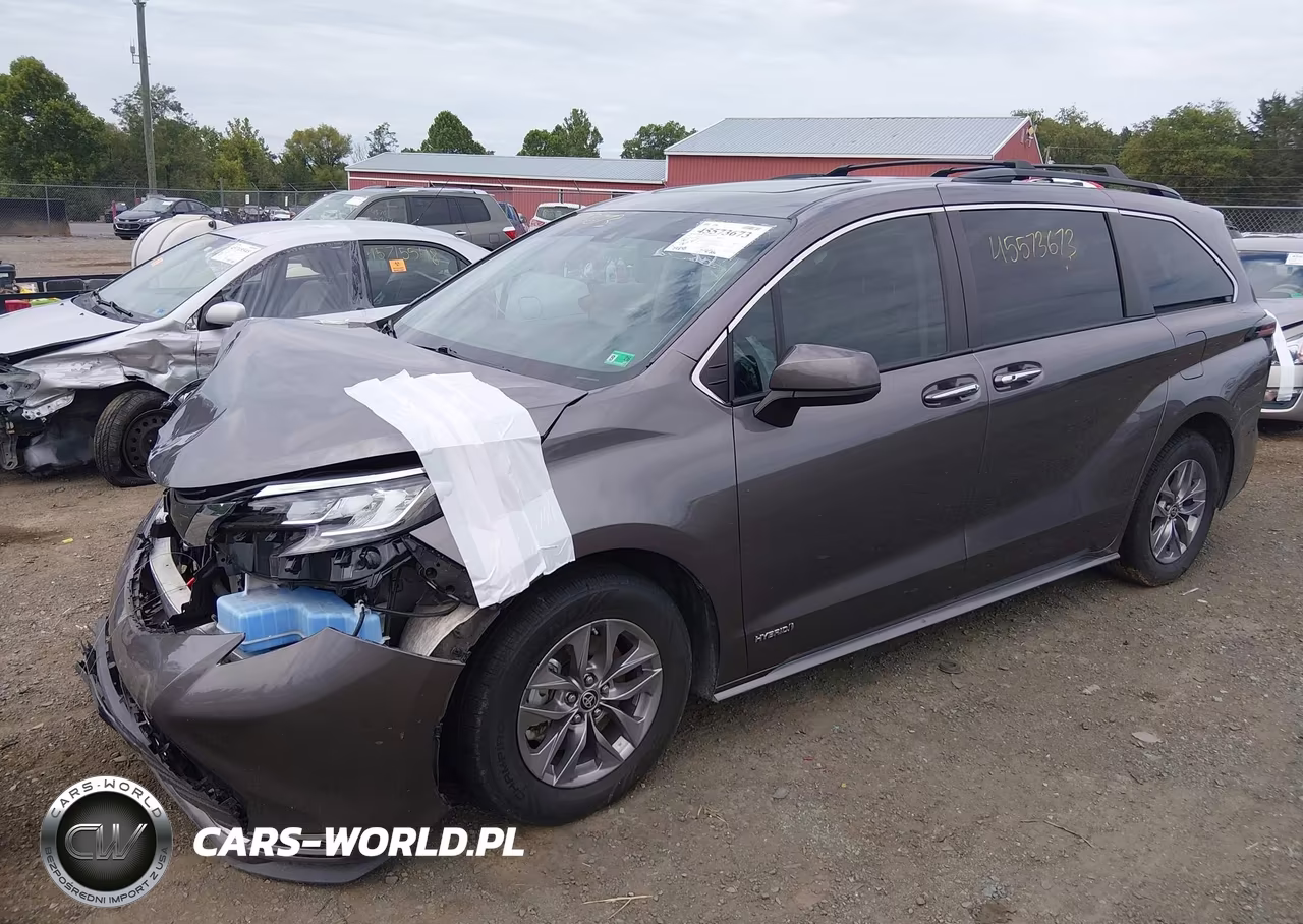 2021 Toyota Sienna Xle VIN:5TDJSKFC7MS023516 - 2