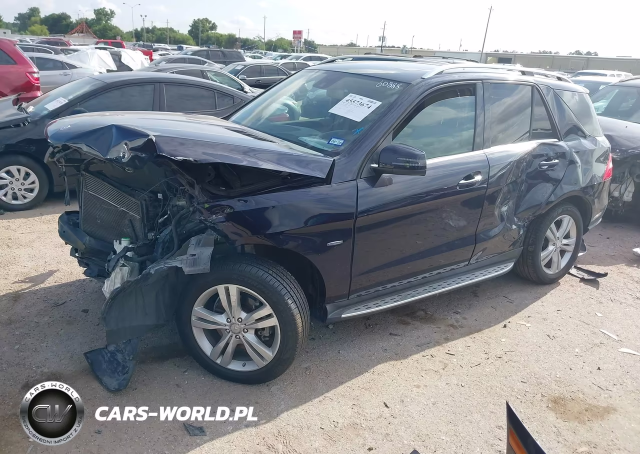 2012 Mercedes-Benz Ml 350 4Matic VIN:4JGDA5HB3CA014311 - 2