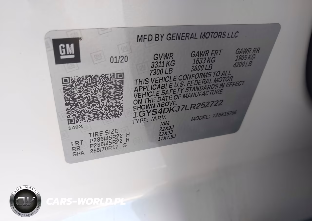 2020 Cadillac Escalade 4Wd Platinum VIN:1GYS4DKJ7LR252722 - 9