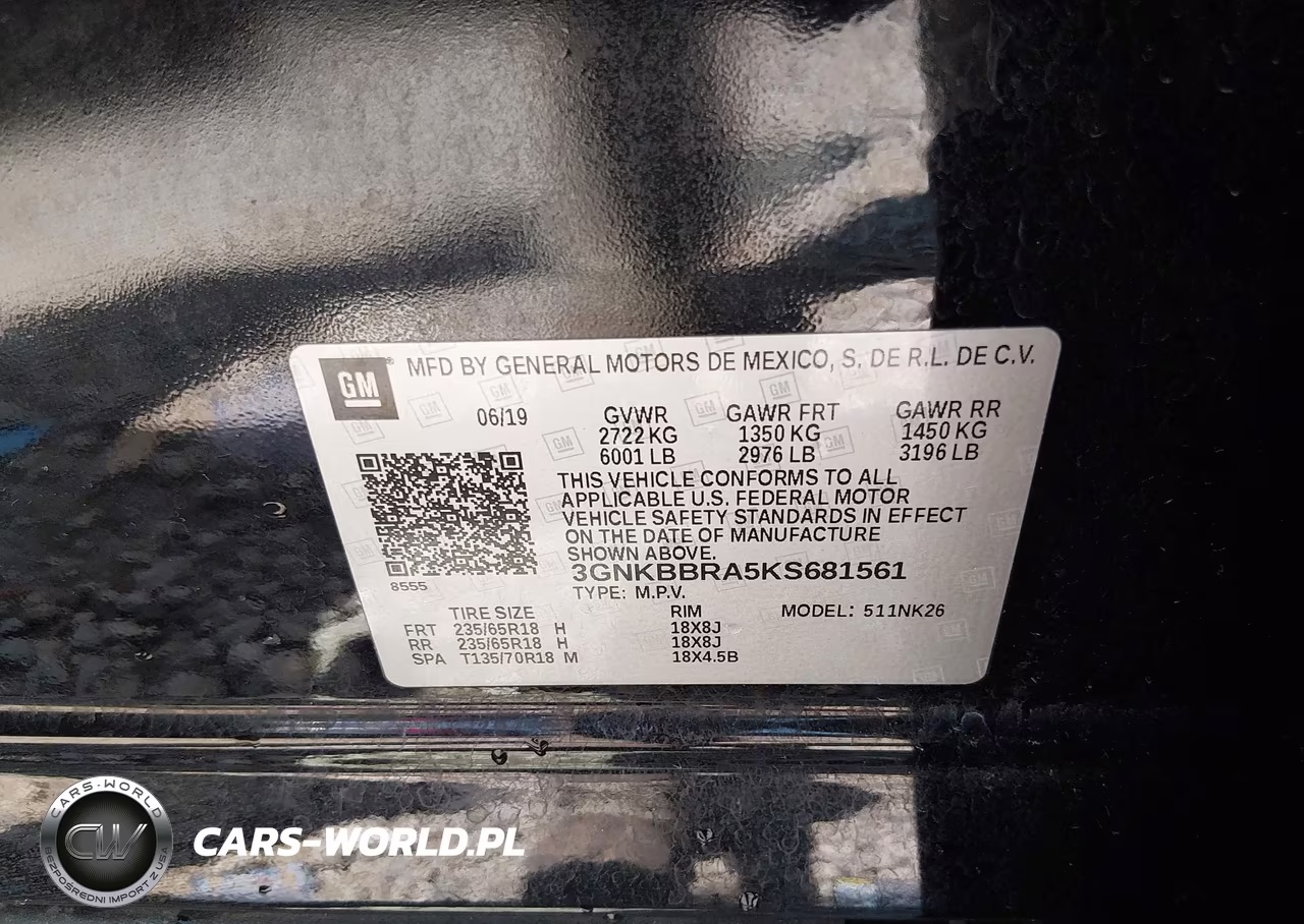 2019 Chevrolet Blazer VIN:3GNKBBRA5KS681561 - 9