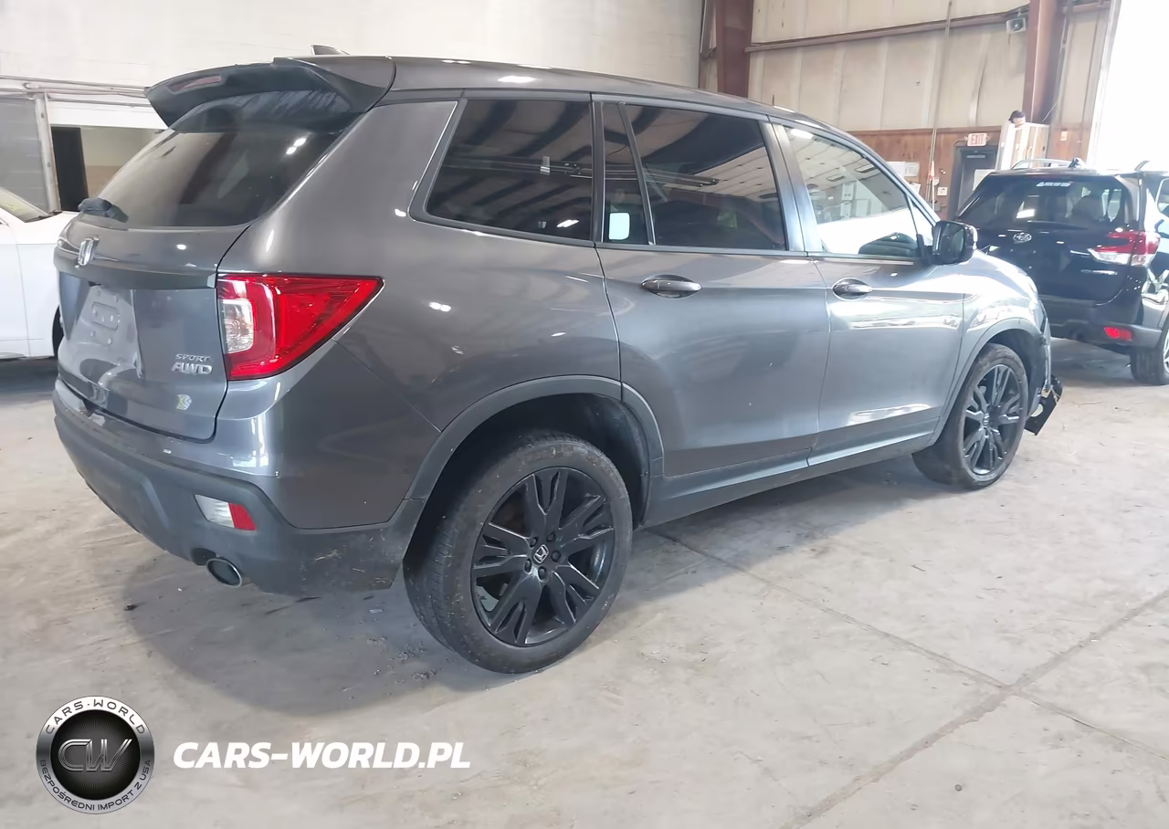 2021 Honda Passport Awd Sport VIN:5FNYF8H20MB024487 - 4