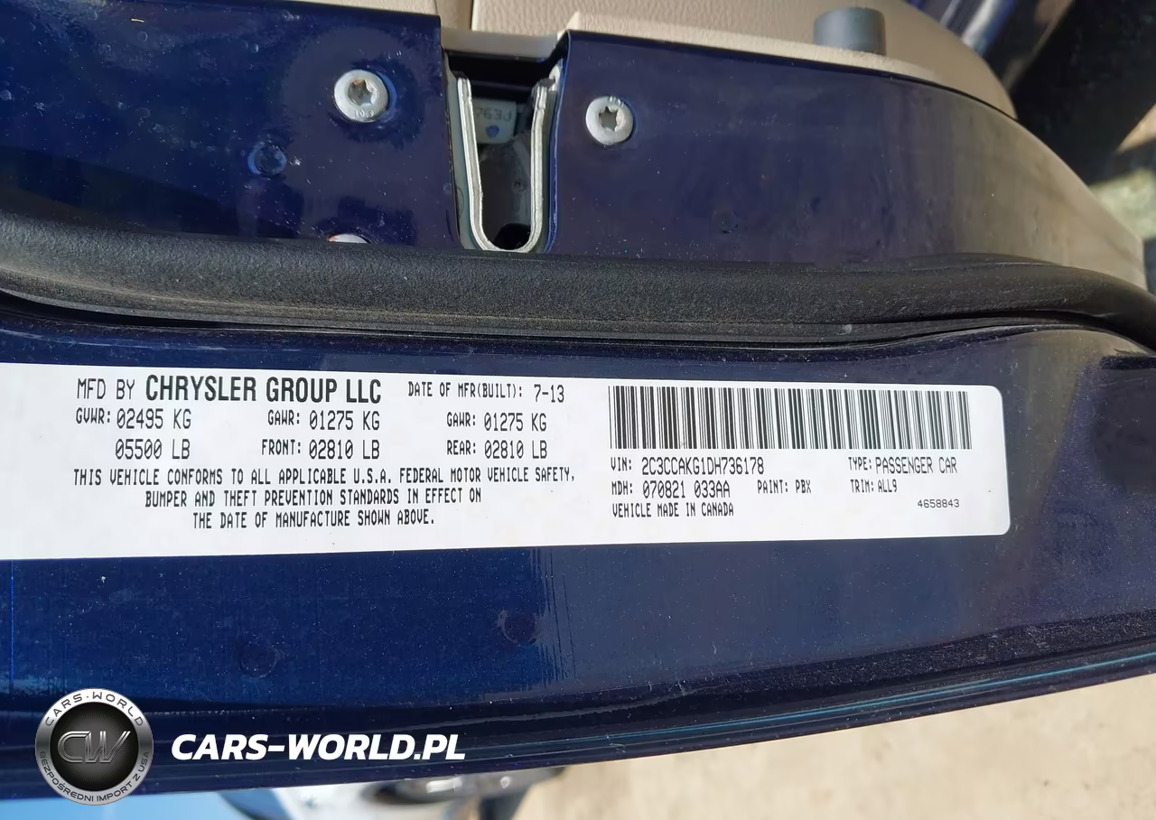 2013 Chrysler 300C Awd VIN:2C3CCAKG1DH736178 - 9