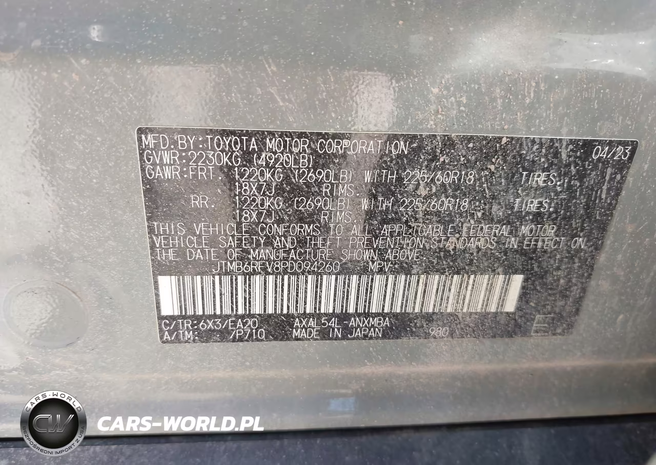 2023 Toyota Rav4 Hybrid Xle Premium VIN:JTMB6RFV8PD094260 - 9