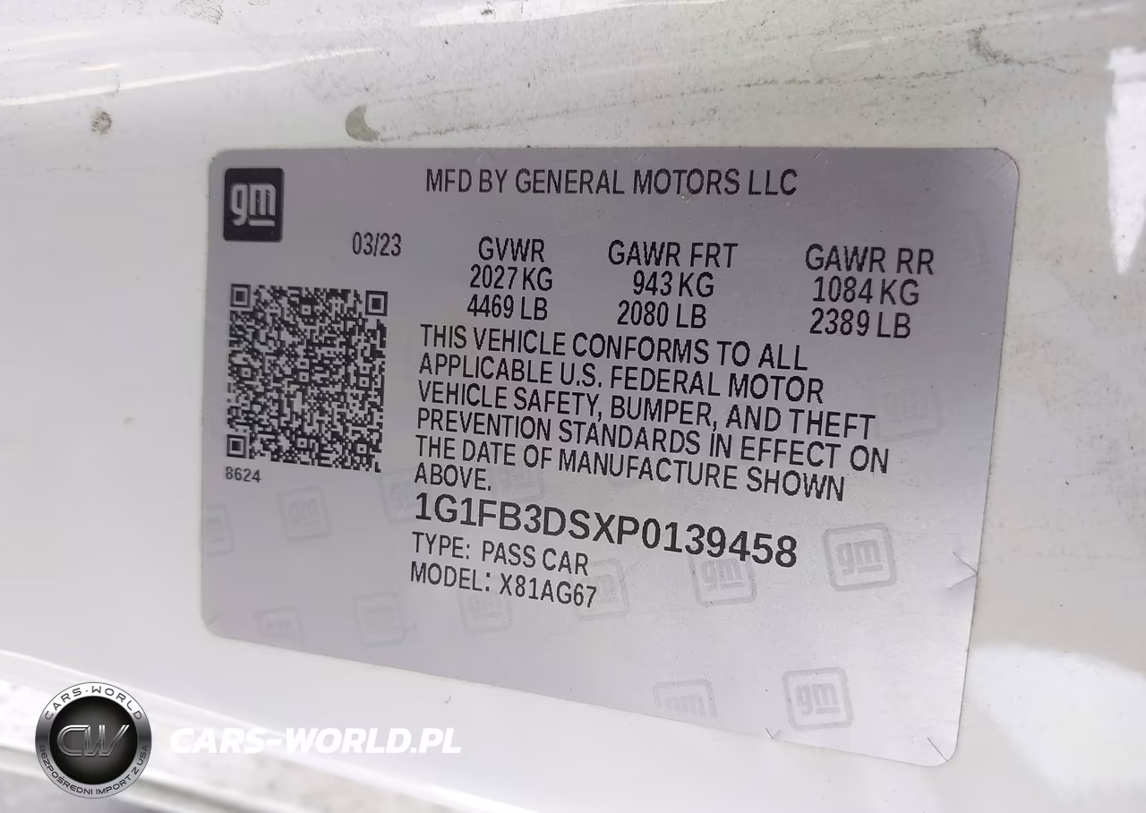 2023 Chevrolet Camaro Rwd 1Lt VIN:1G1FB3DSXP0139458 - 9