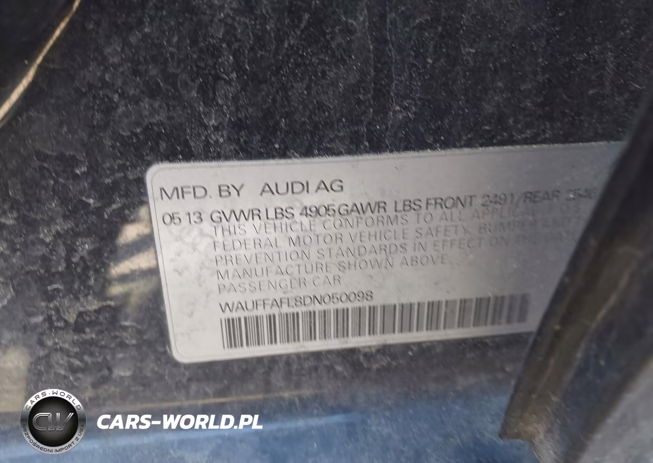 2013 Audi A4 2.0T Premium VIN:WAUFFAFL8DN050098 - 9