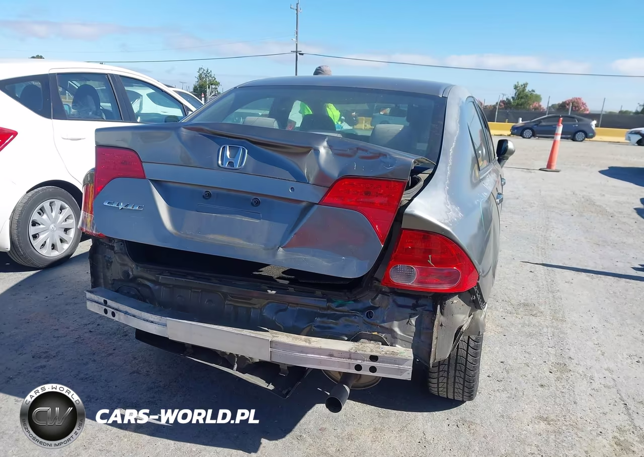 2007 Honda Civic Lx VIN:2HGFA16547H506969 - 6