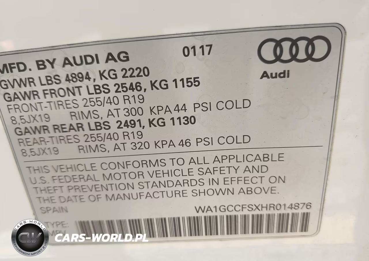 2017 Audi Q3 2.0T Premium VIN:WA1GCCFSXHR014876 - 9