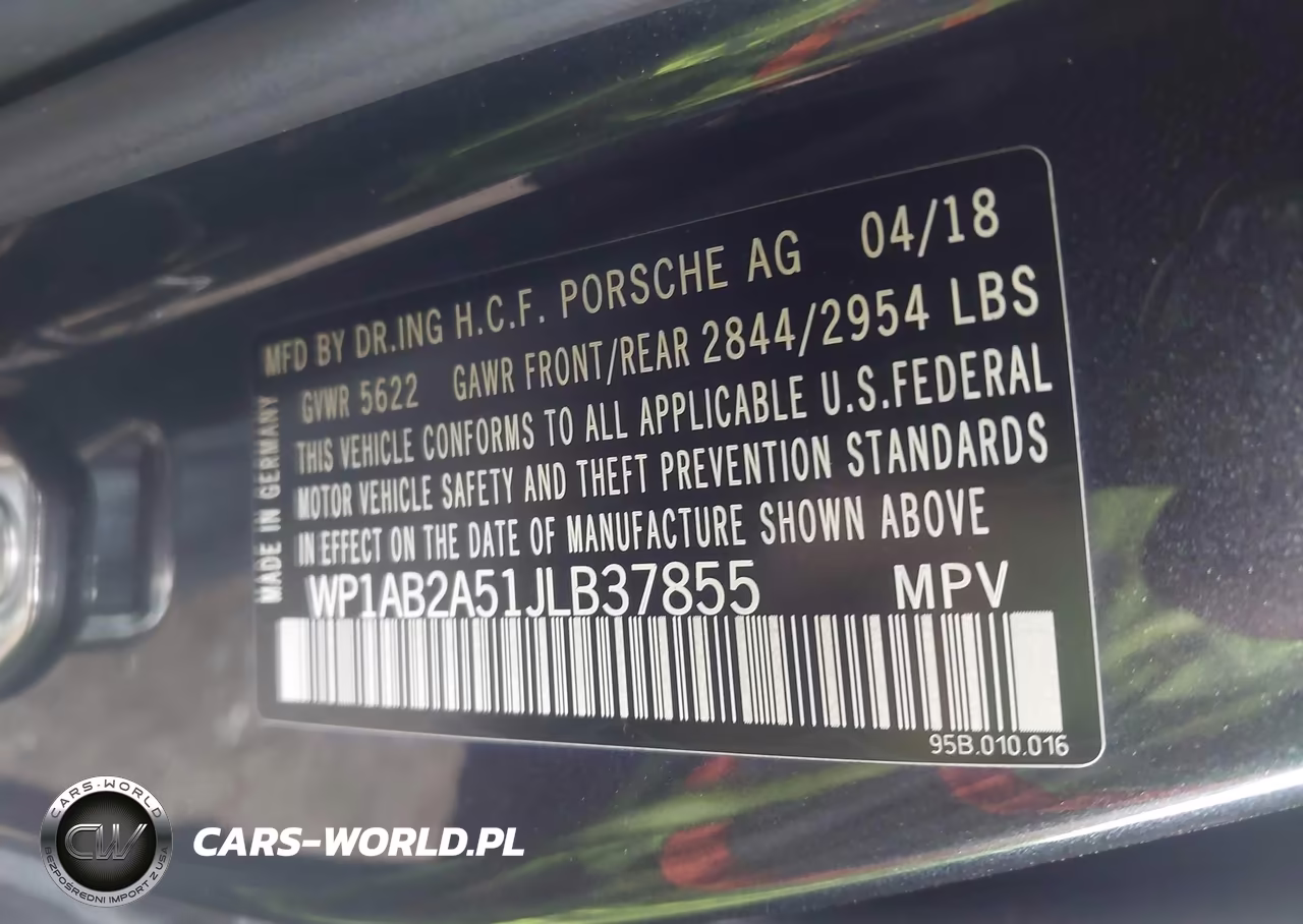 2018 Porsche Macan S VIN:WP1AB2A51JLB37855 - 9