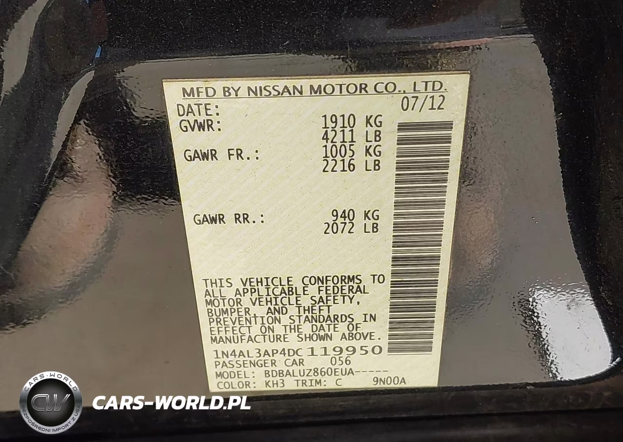 2013 Nissan Altima 2.5 Sv VIN:1N4AL3AP4DC119950 - 9