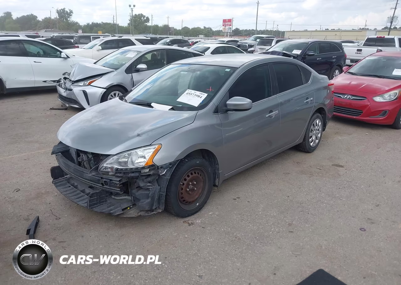 2014 Nissan Sentra Sv VIN:3N1AB7APXEY266595 - 2