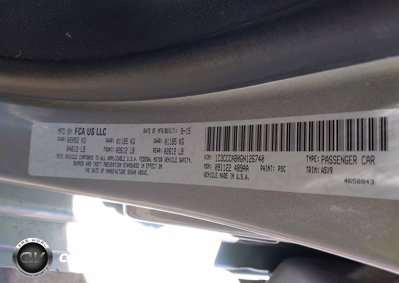 2016 Chrysler 200 Limited VIN:1C3CCCAB0GN126740 - 9