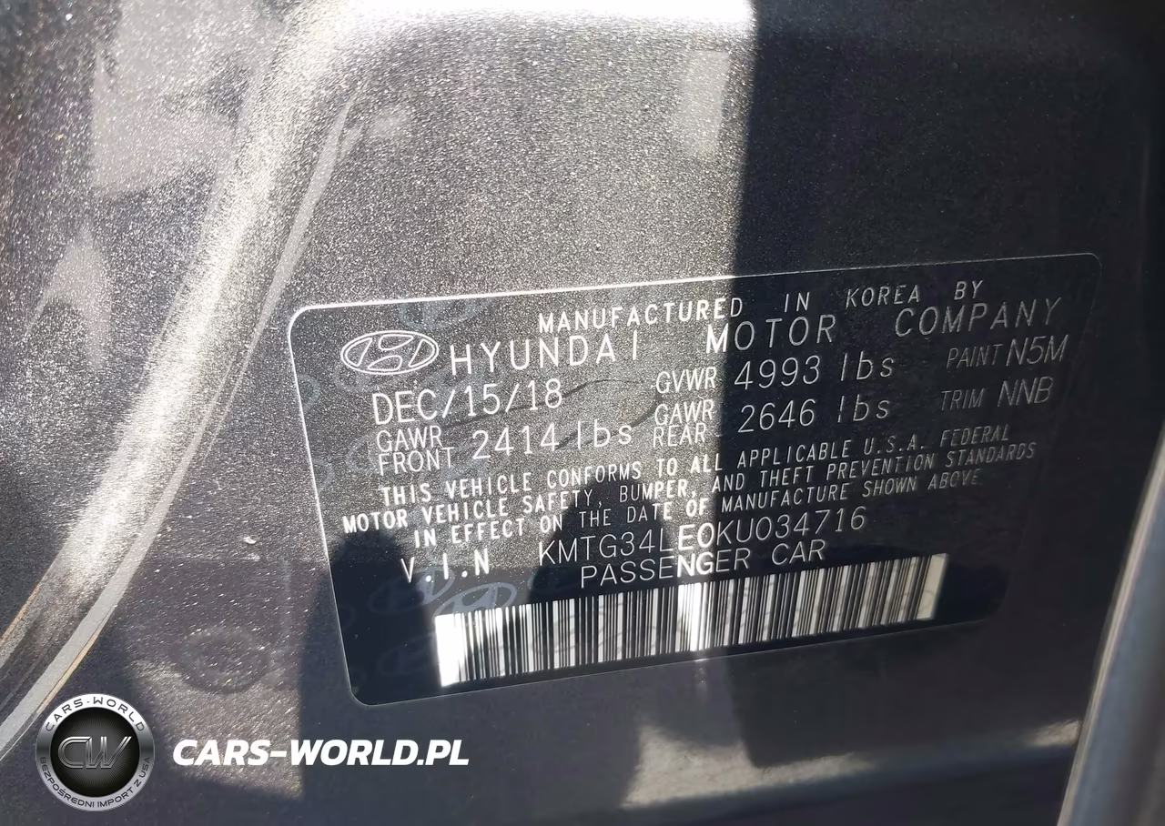 2019 Genesis G70 3.3T Advanced VIN:KMTG34LE0KU034716 - 9
