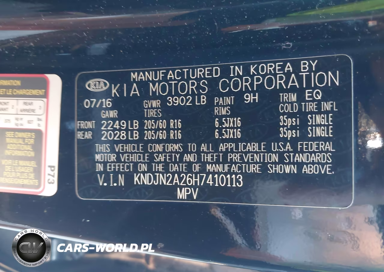2017 Kia Soul VIN:KNDJN2A26H7410113 - 9