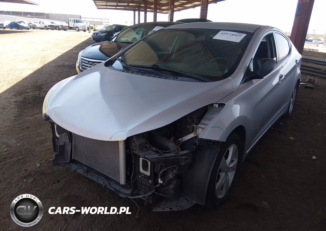 2012 Hyundai Elantra Gls (Ulsan Plant) VIN:KMHDH4AE0CU410236 - 2