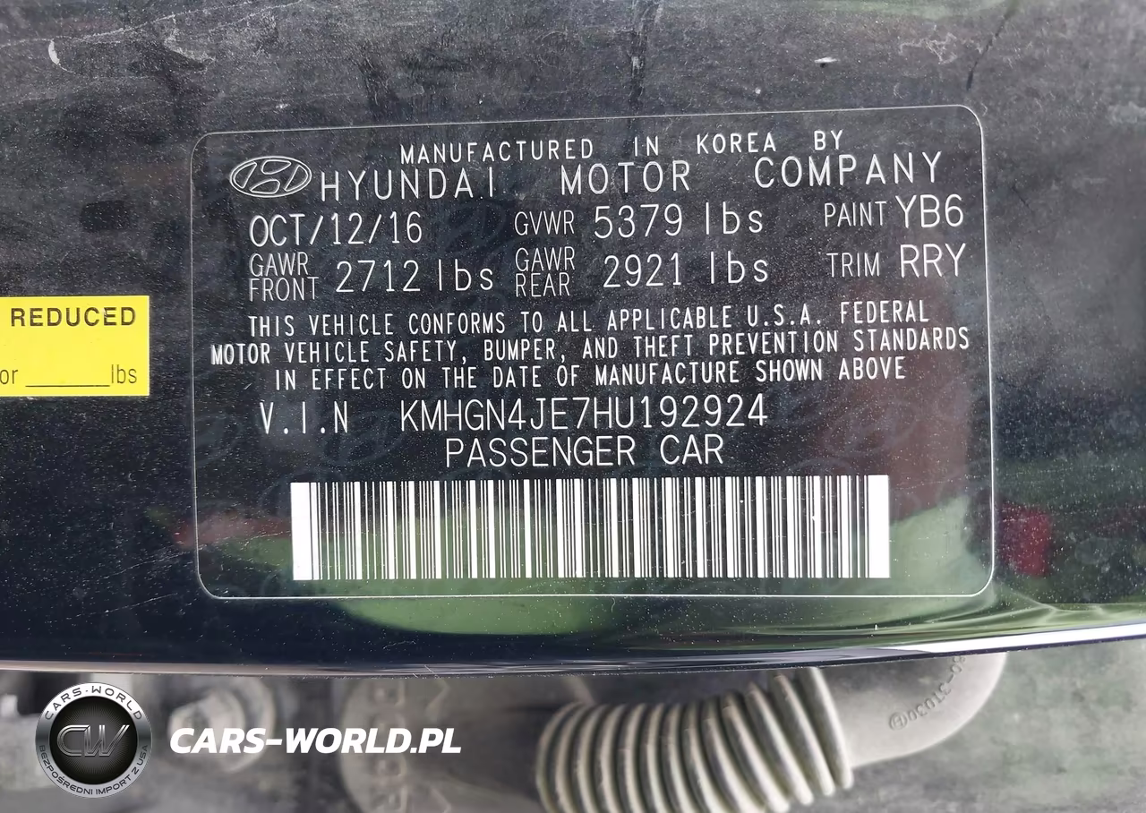 2017 Genesis G80 3.8 VIN:KMHGN4JE7HU192924 - 9
