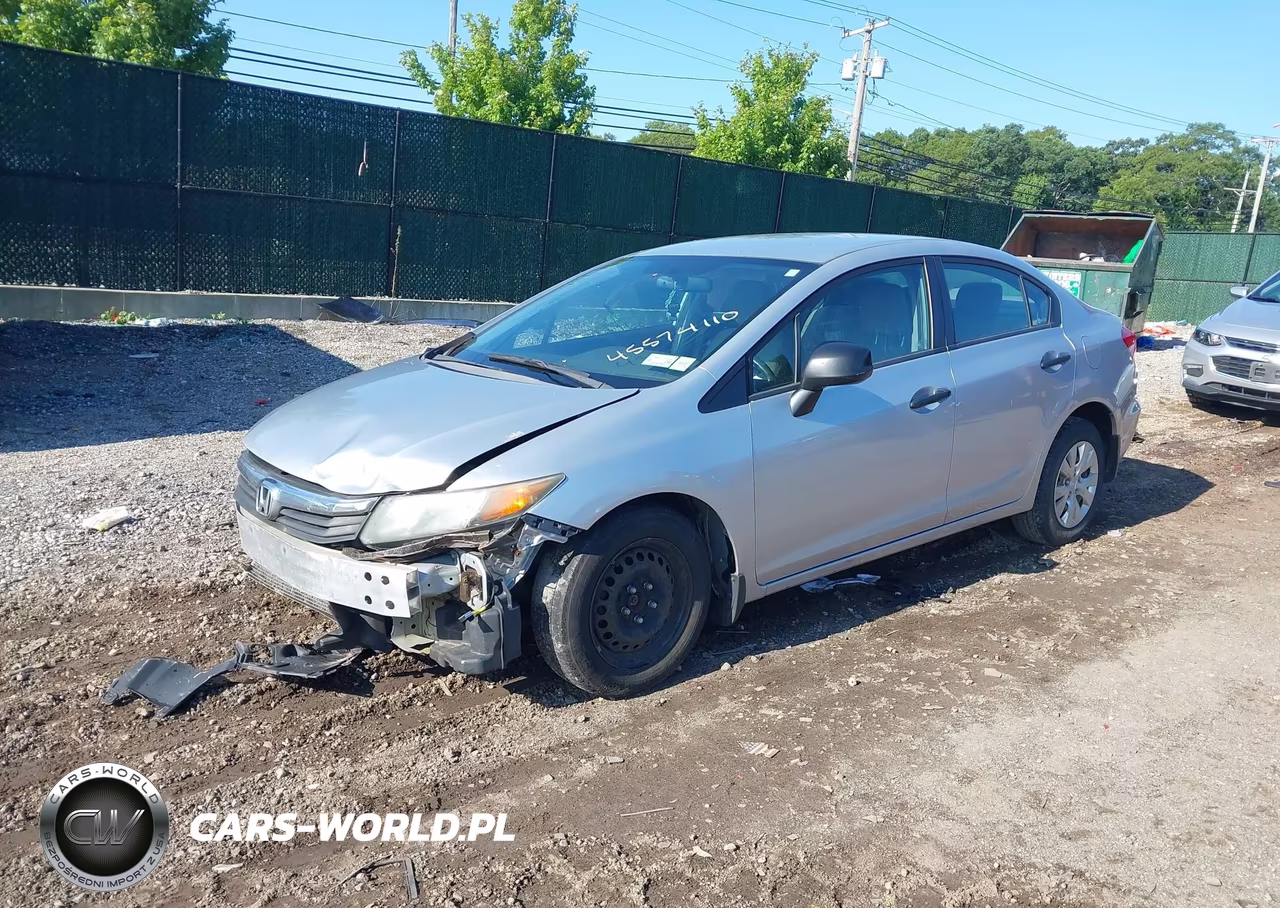 2012 Honda Civic Dx VIN:2HGFB2F22CH513681 - 2