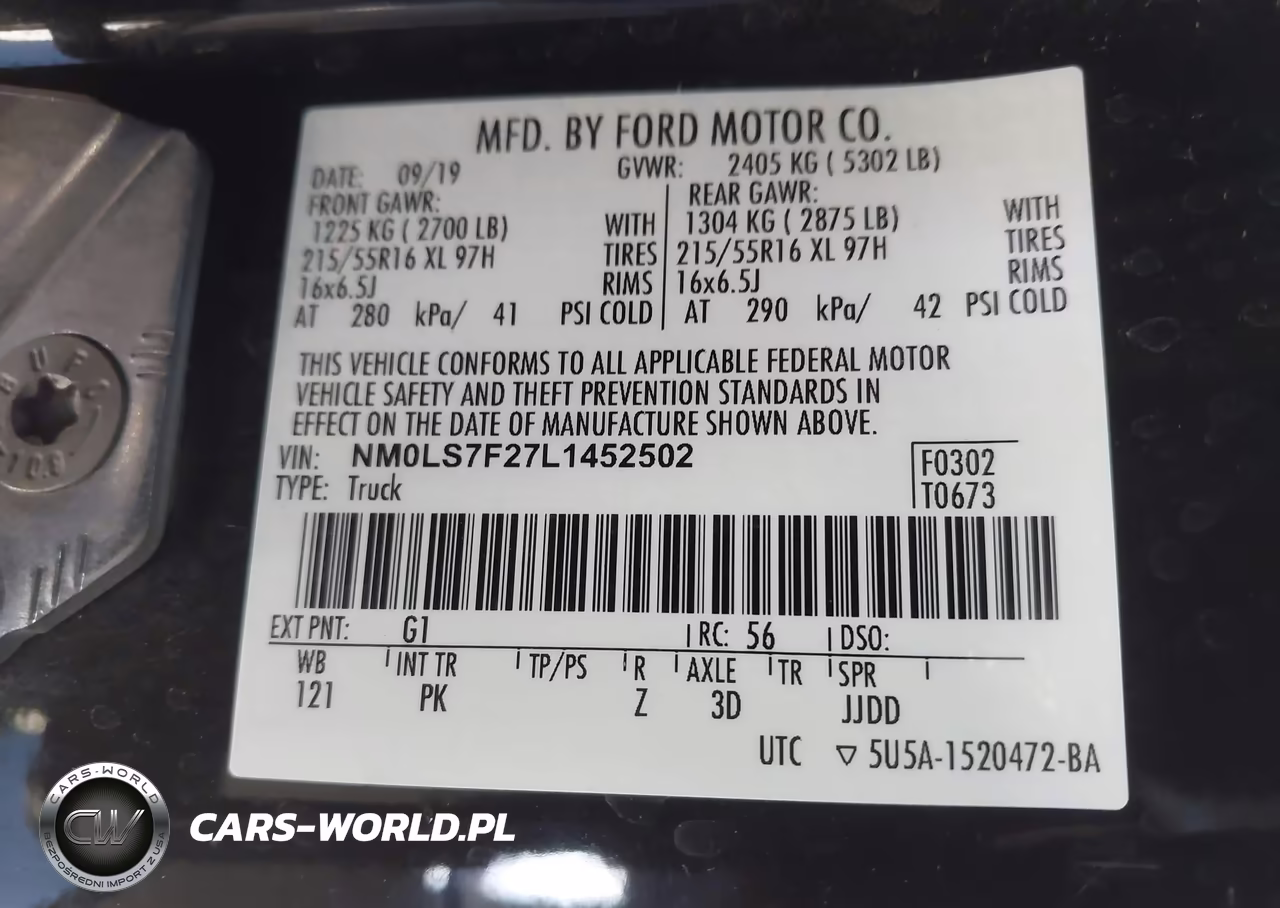 2020 Ford Transit Connect Xlt VIN:NM0LS7F27L1452502 - 9