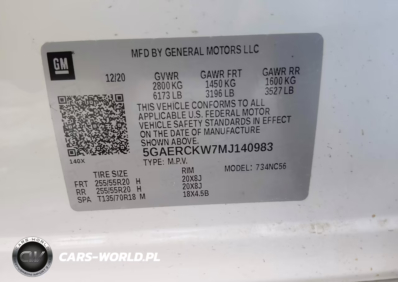 2021 Buick Enclave Fwd Premium VIN:5GAERCKW7MJ140983 - 9
