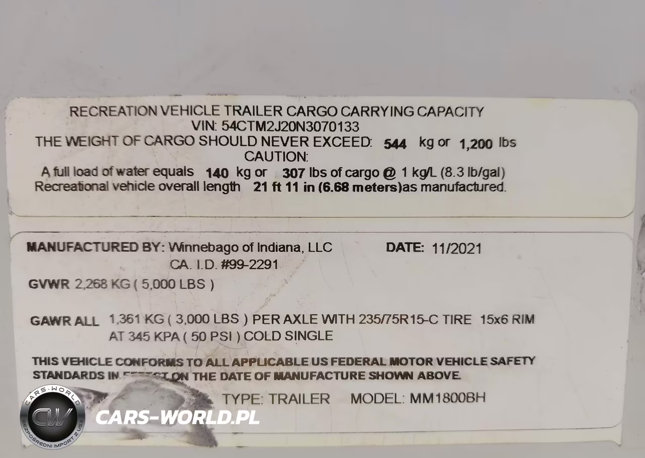 2022 Winnebago Micro Minn VIN:54CTM2J20N3070133 - 9