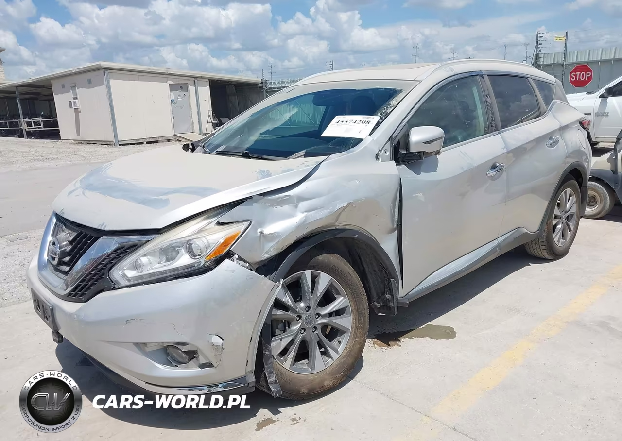 2017 Nissan Murano Sl VIN:5N1AZ2MG4HN152127 - 2