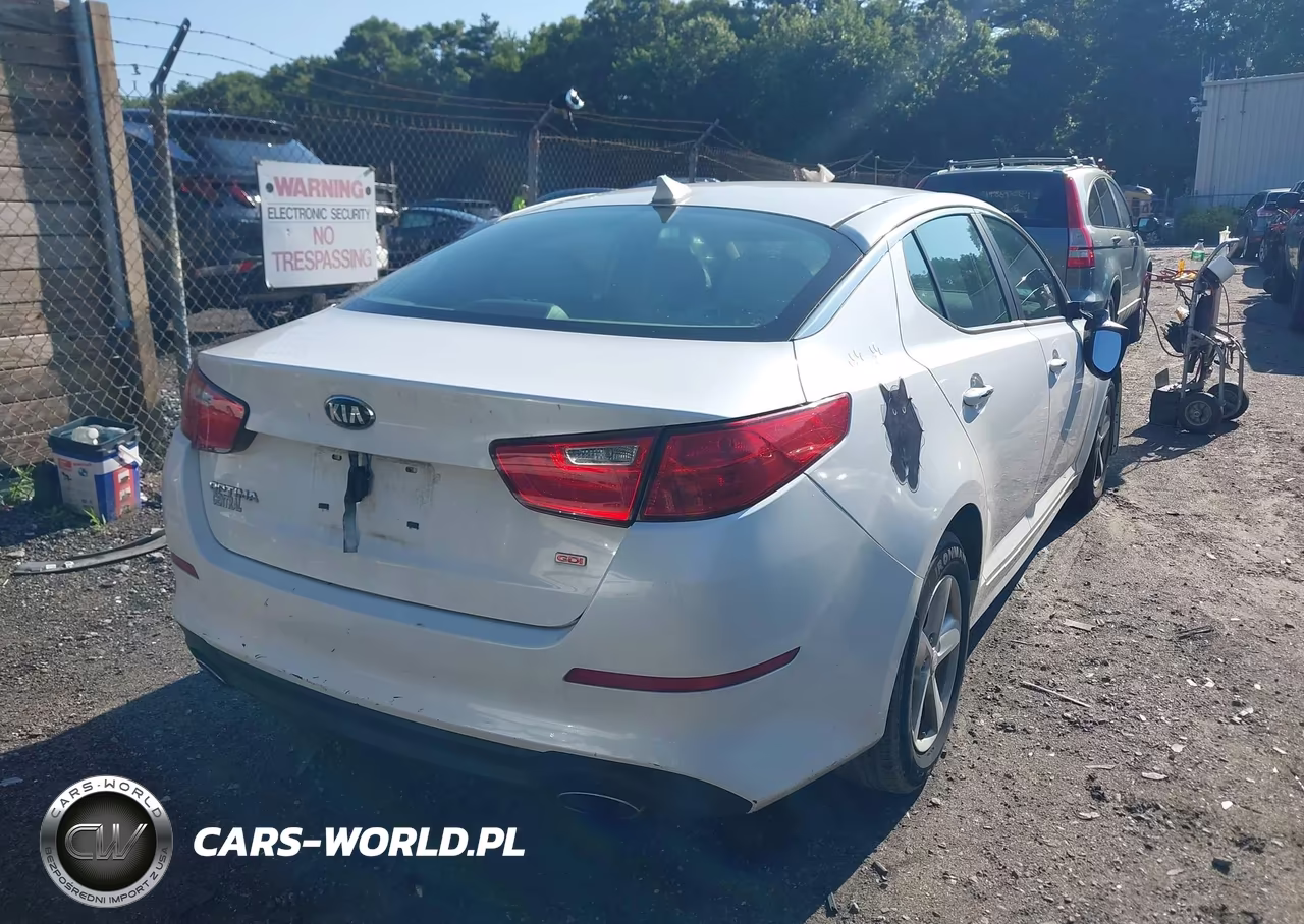 2014 Kia Optima Lx VIN:KNAGM4A71E5507891 - 4