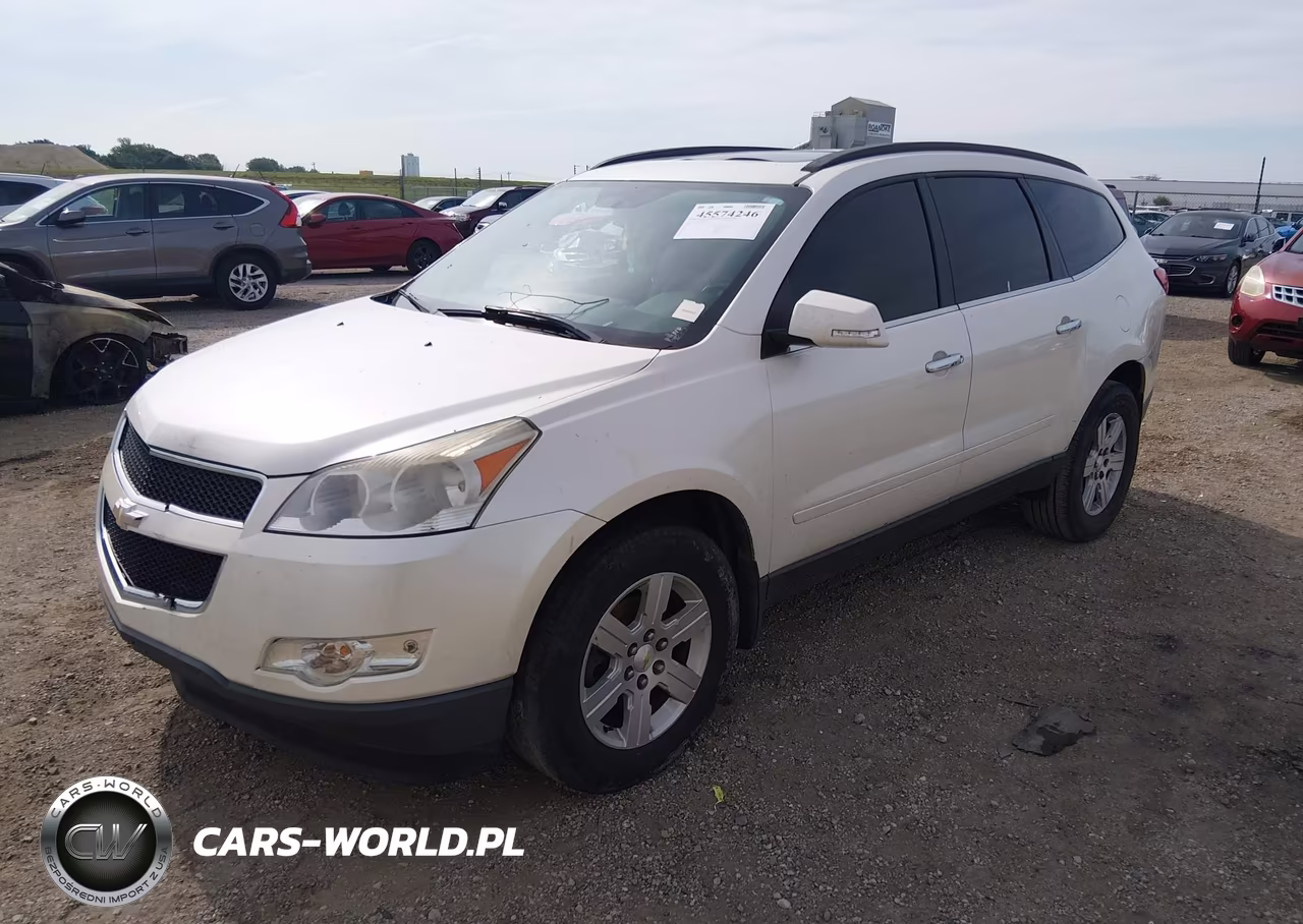 2012 Chevrolet Traverse Lt W-2Lt VIN:1GNKRJED0CJ344367 - 2
