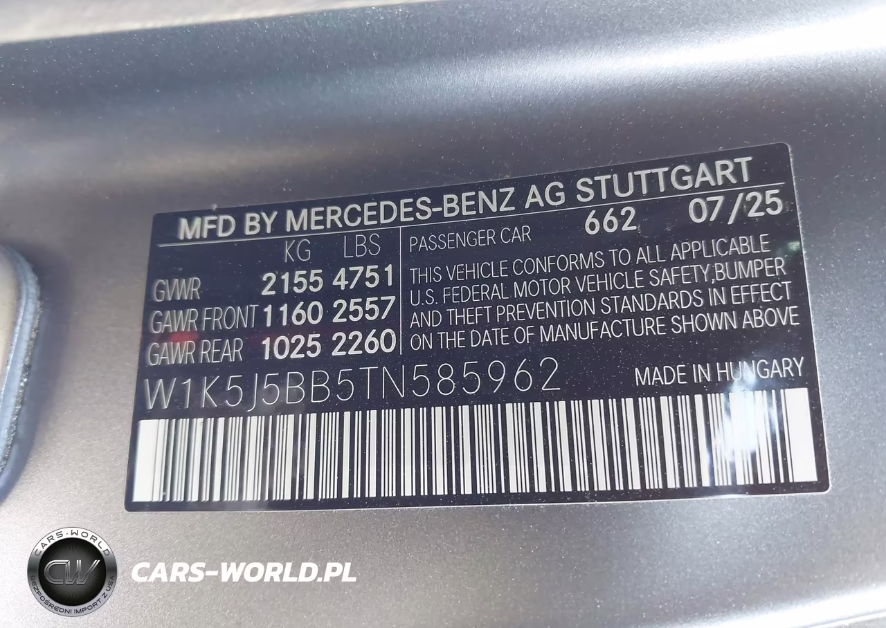 2026 Mercedes-Benz Amg Cla 35 4Matic VIN:W1K5J5BB5TN585962 - 9