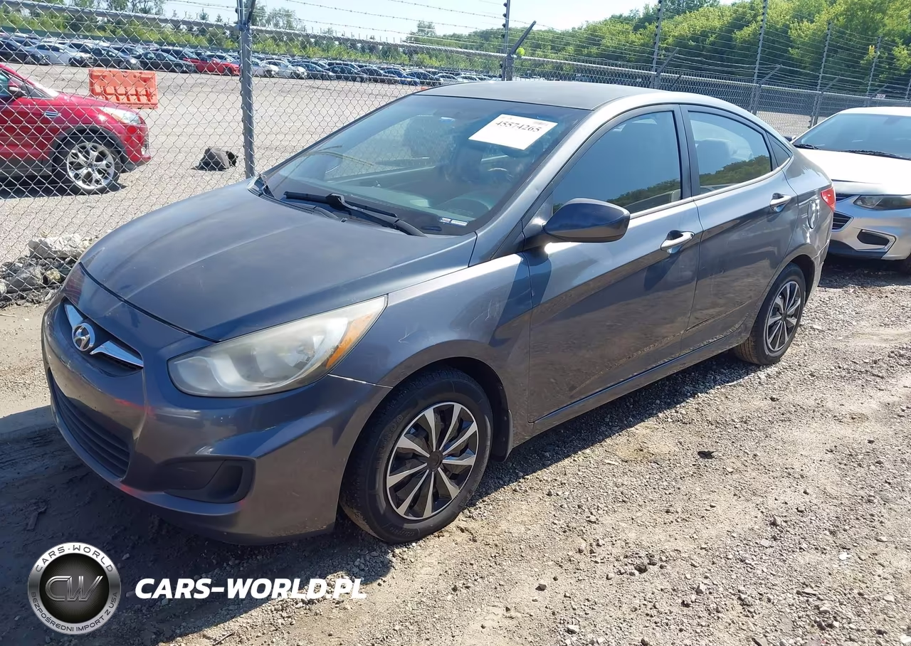 2013 Hyundai Accent Gls VIN:KMHCT4AE2DU323594 - 2