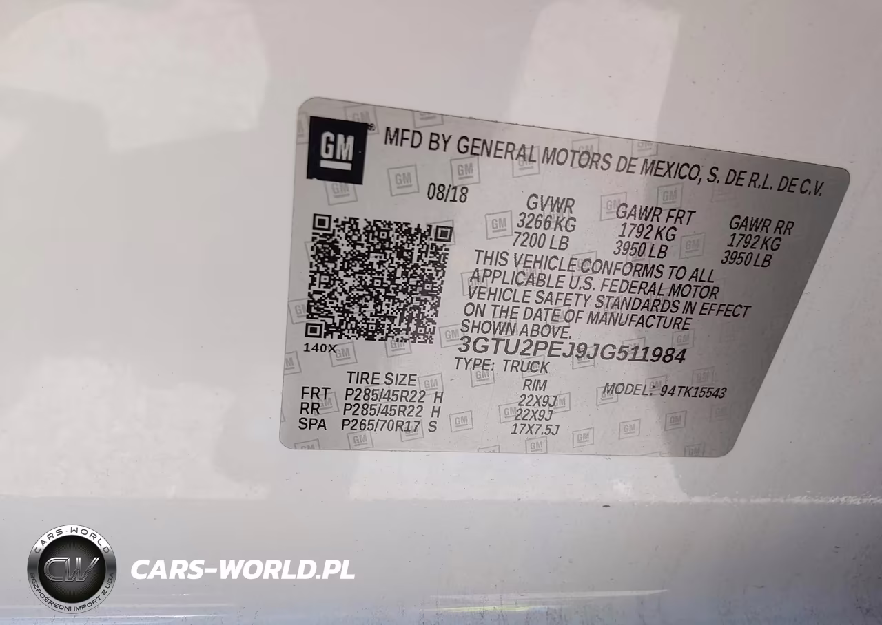 2018 GMC Sierra 1500 Denali VIN:3GTU2PEJ9JG511984 - 9